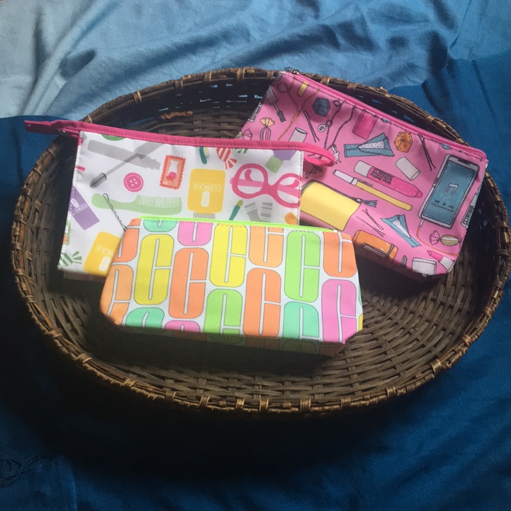 Set of 3 Brand new Clinique Make-up bags